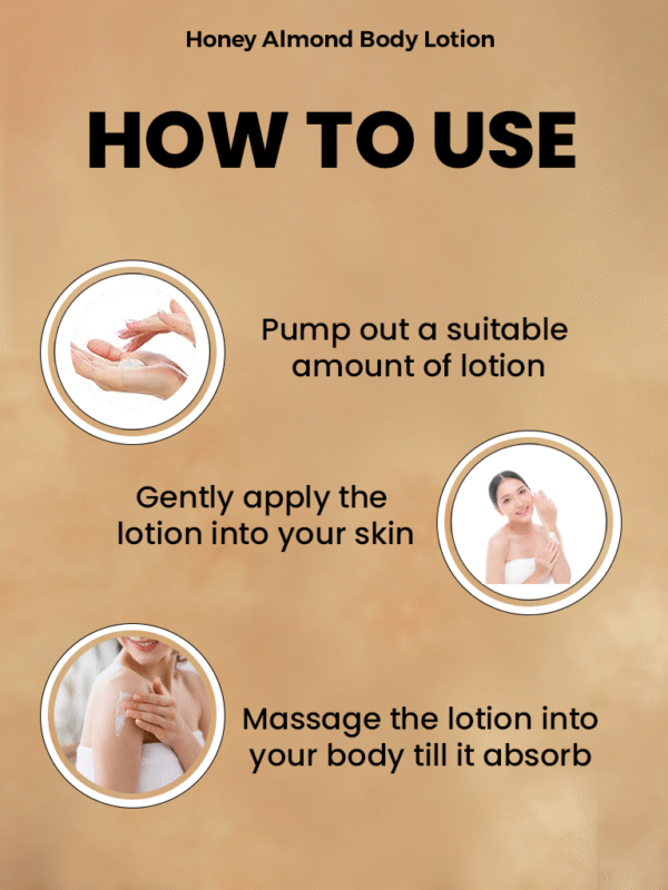 SUBAXO Honey & Almond Herbal Hand & Body Lotion | Advanced Nourishing Lotion(200ml) - Image 4