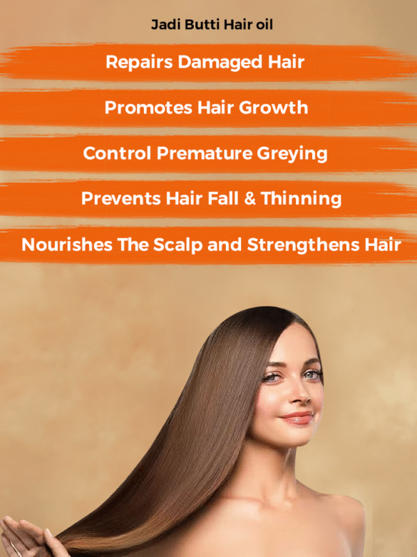 SUBAXO Herbal Hair Oil | Repair Damage Hair, Jadi Buti Hair Oil (200ml) - Image 2