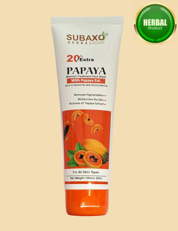 Subaxo HERBAL PAPAYA BLEMISH TREATMENT FACE WASH 120 ML Face Wash  (120 ml)