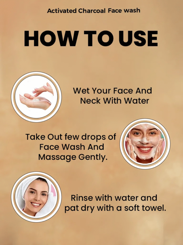 SUBAXO Activated Charcoal Anti-Pollution Face Wash | Removes Dirt & Impurities,Skin Brightening Face Wash (200ml x 2, Pack of 2) - Image 3